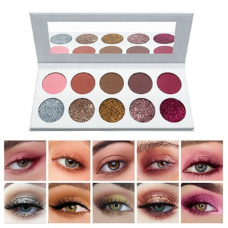AbeeCosmetics 10-Color Waterproof Eyeshadow Palette